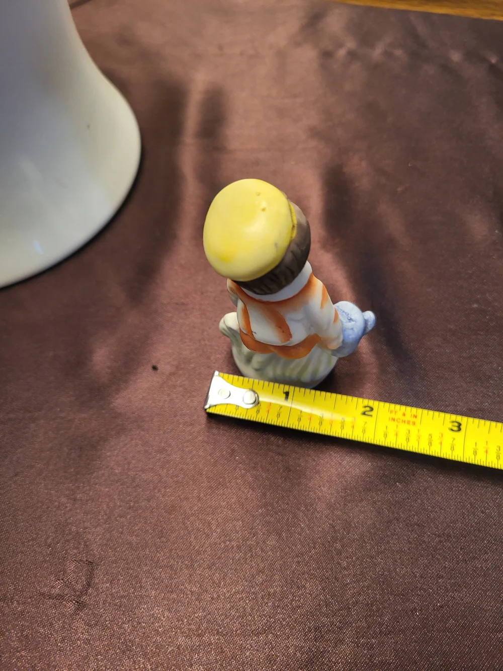 Vintage Boy Garden Minature Ceramic Figurine No Markings